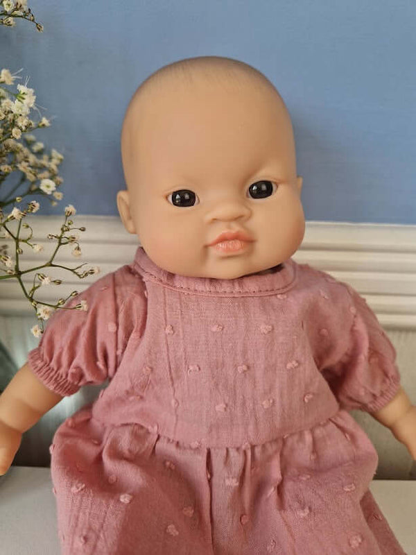 Minikane, Cotton Dress, Rose (Soft Baby)