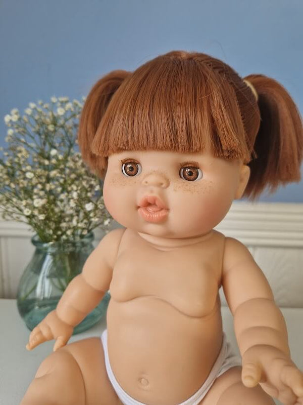 Minikane, Sleepy Eyes Raphaëlle (Brown eyes) **Does NOT Come w Underwear**