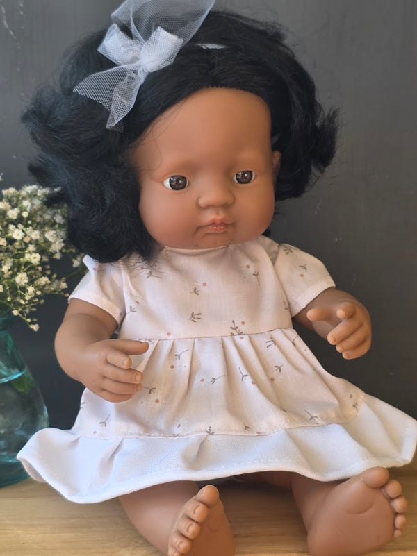 Miniland, Baby Girl Doll, Violet 38cm