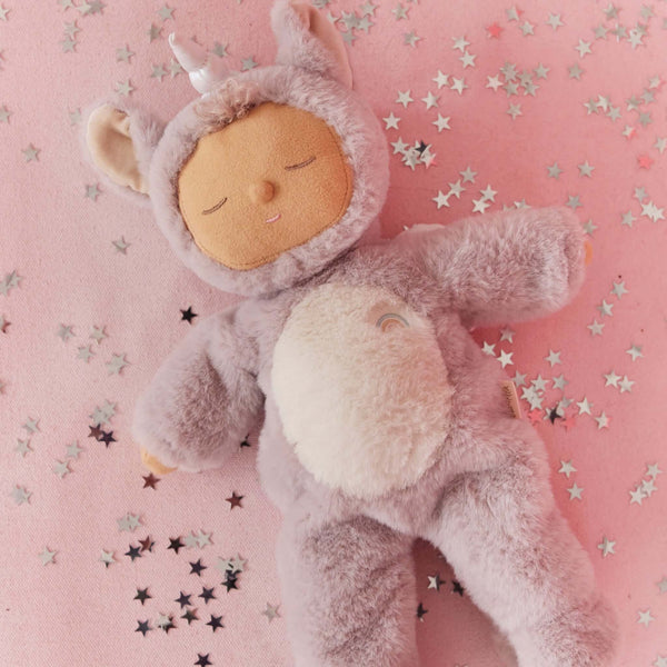 Olli Ella, Cozy Dinkum Unicorn Sweetpea - Lilac