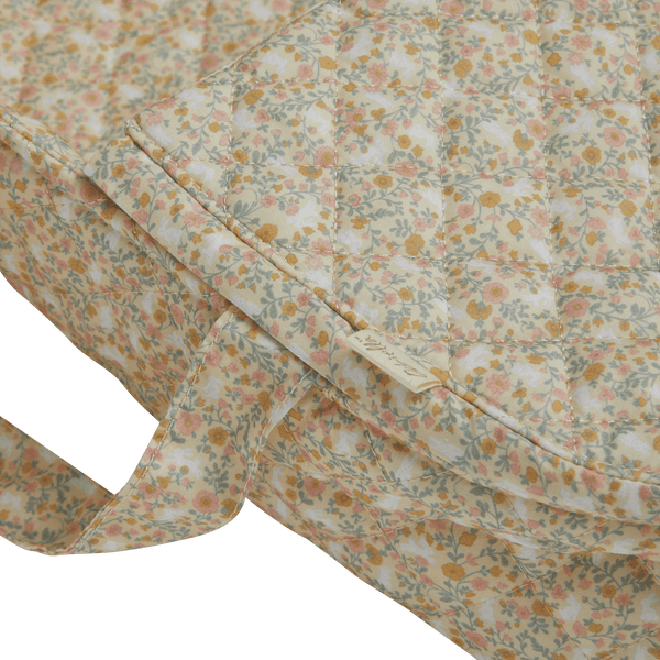 Olli Ella, Dinkum Dolls Quilted Carry Cot - Garden Floral