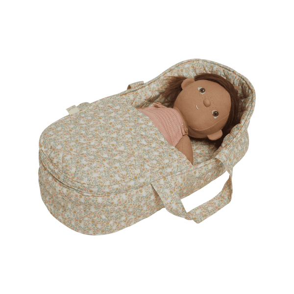 Olli Ella, Dinkum Dolls Quilted Carry Cot - Garden Floral