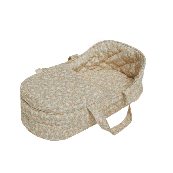 Olli Ella, Dinkum Dolls Quilted Carry Cot - Garden Floral