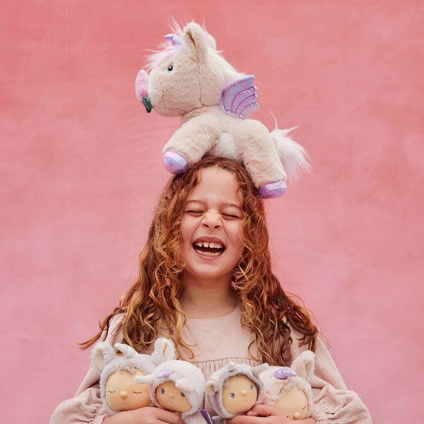 Olli Ella, Dinkums Unicorn Shimmer - Pink