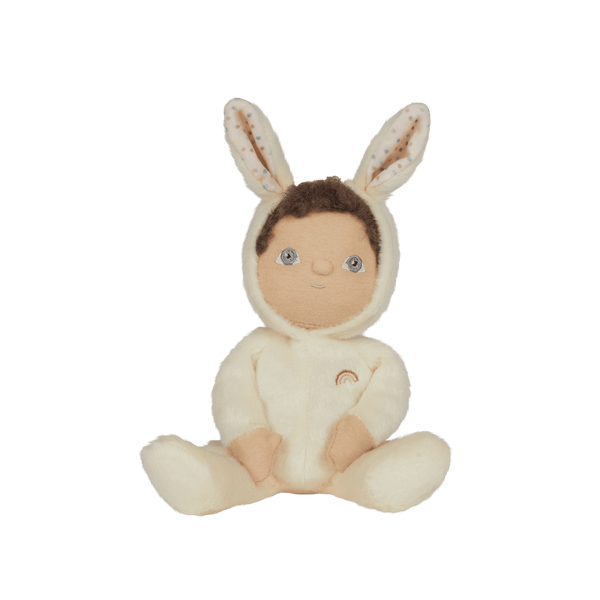 Olli Ella, Dinky Dinkum Doll - Basil Bunny - Cream