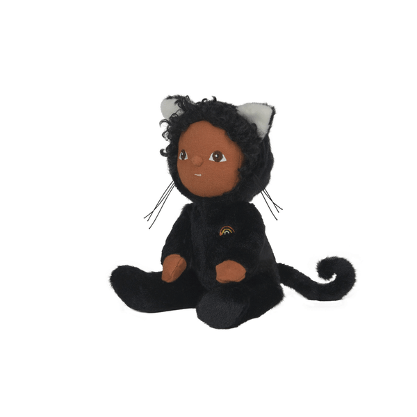 Olli Ella, Dinky Dinkum Doll - Carson Cat - Black