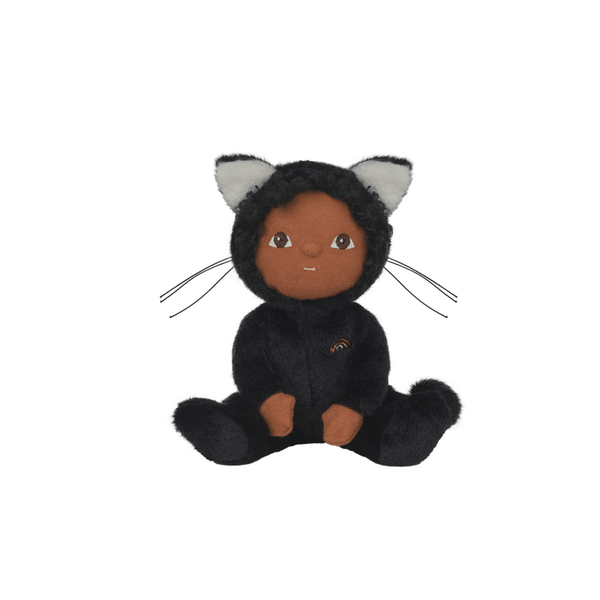 Olli Ella, Dinky Dinkum Doll - Carson Cat - Black