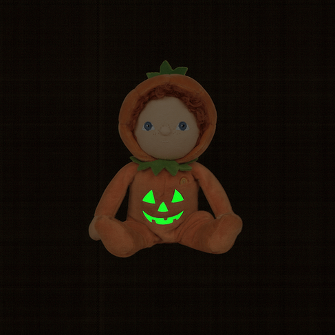 Olli Ella, Dinky Dinkum Doll - Jack O'Lantern - Orange