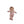Olli Ella Dozy Dinkum Toadstool Pip doll in blushing pink, dressed with a mushroom-cap hood and ruffled collar.