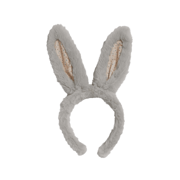 Olli Ella, Fluffle Bunny Ear Headband - Smoke