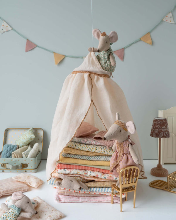 Maileg, Miniature Bed Canopy - Cream