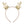 Frosted shimmer reindeer headband with gold bows and glittery antlers, perfect for festive fun and holiday celebrations.