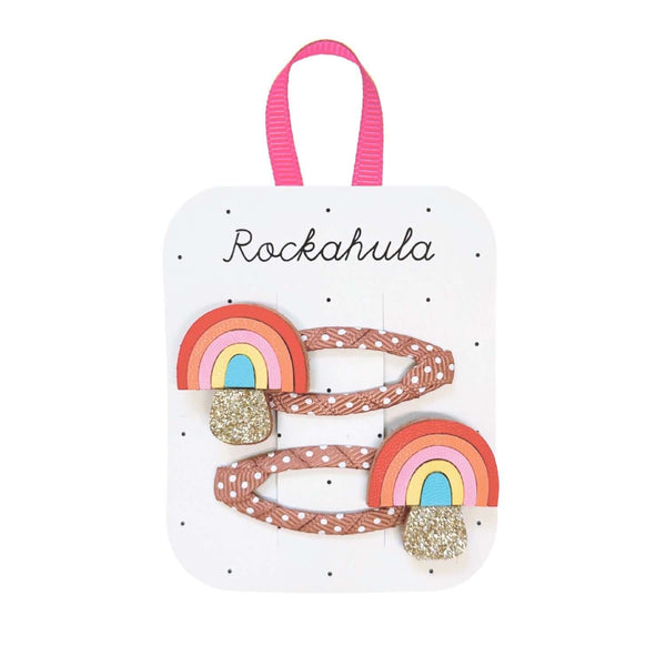 Rockahula, Rainbow Toadstool Clips