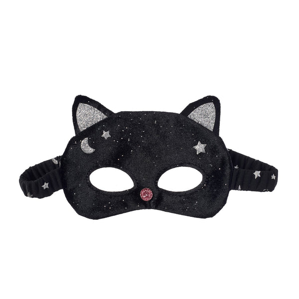Rockahula, Velvet Black Cat Mask (3-10 Years)