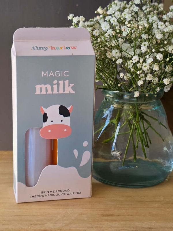 Tiny Harlow, Magic Milk and Juice Box