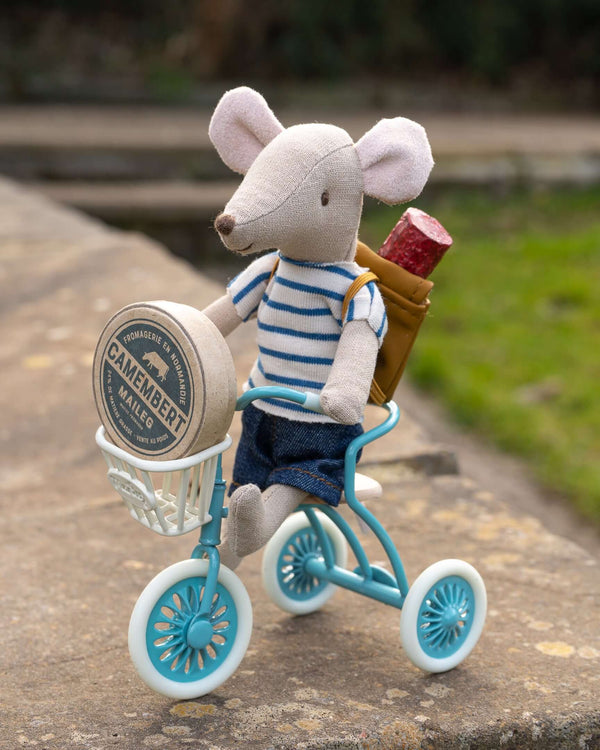 Maileg, Tricycle Mouse, Big Brother w Bag