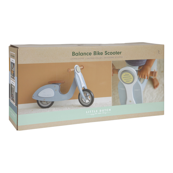 Little Dutch, Balance Scooter - Blue