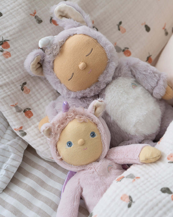 Olli Ella, Cozy Dinkum Unicorn Sweetpea - Lilac