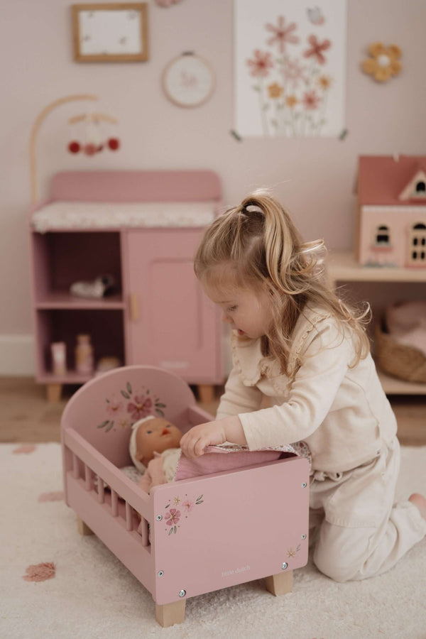 Little Dutch, Wooden Doll Bed FS