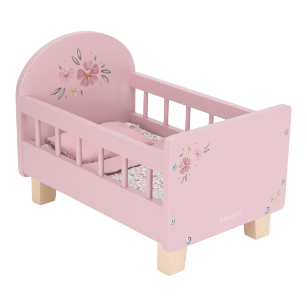Little Dutch, Wooden Doll Bed FS