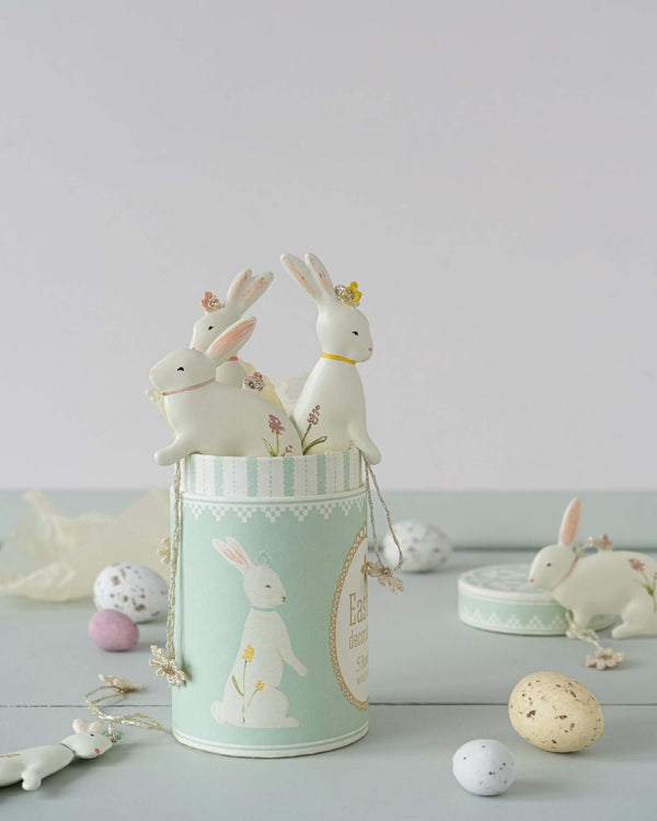 Maileg, Easter Bunny Ornaments, 5 pcs.