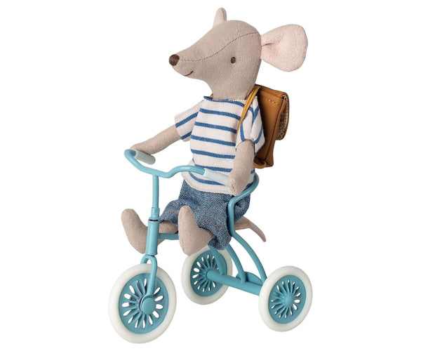 Maileg, Abri À Tricycle for Mouse - Petrol Blue