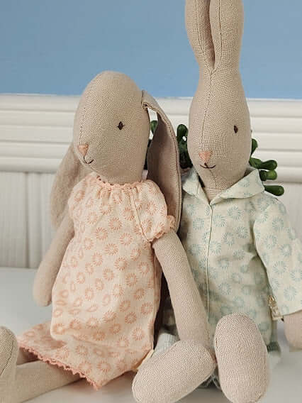 Maileg, Bunny Size 1 in Pink Nightgown