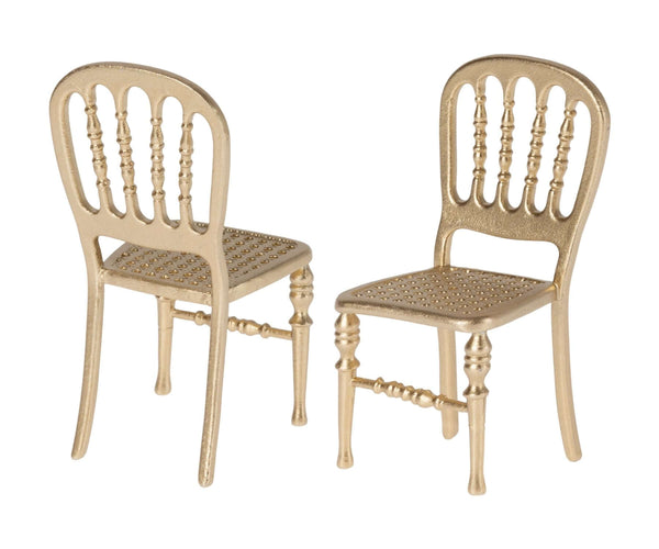 Maileg, Mouse Chair - Gold