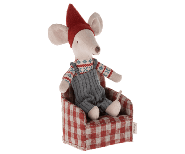Maileg, Chair, Mouse - Red