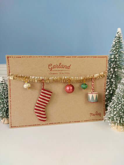 Maileg, Christmas Garland, Small - Gold
