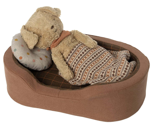 Maileg, Dog Basket - Brown