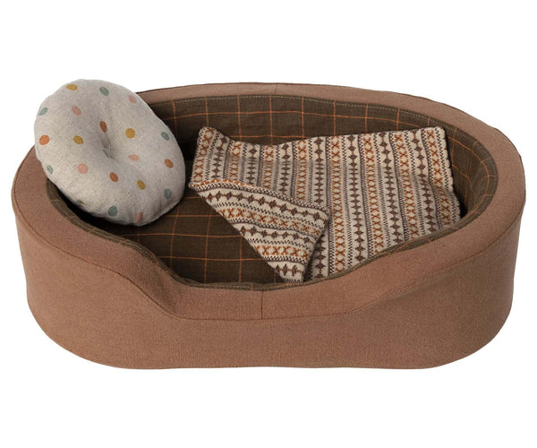 Maileg, Dog Basket - Brown