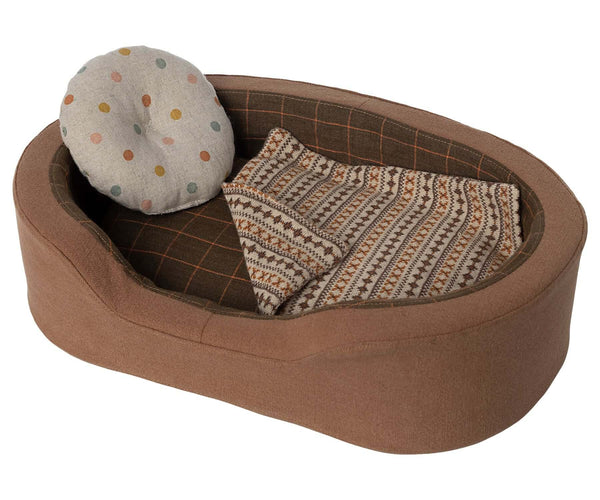 Maileg, Dog Basket - Brown