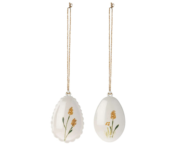 Maileg, Easter Egg Ornament, 2 Ass (Yellow)