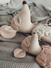 Maileg, Medium Mouse Girl in Nightgown