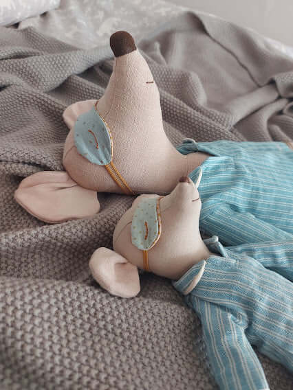 Maileg, Medium Mouse Boy in Pyjamas