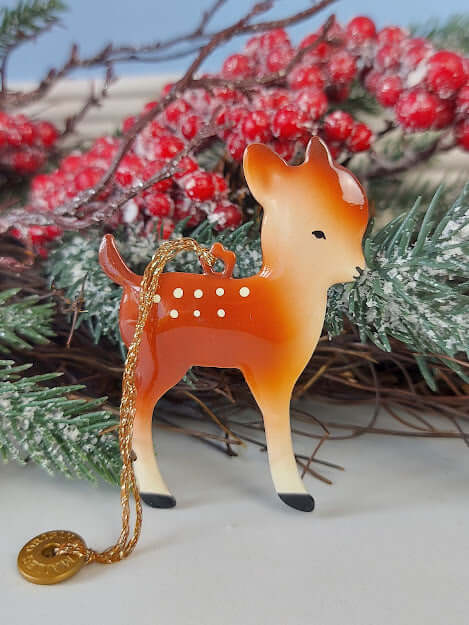 Maileg, Metal Tree Ornament, Bambi (Small)