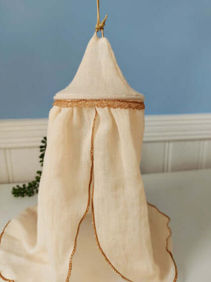 Maileg, Miniature Bed Canopy - Cream