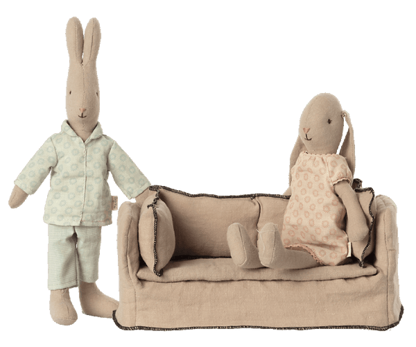 Maileg, Miniature Couch (Size 1 Rabbit/Teddy Family)
