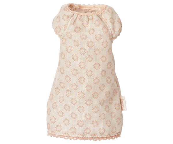 Maileg, Nightgown Pink Floral (Size 1)