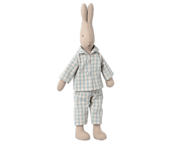 Maileg, Blue Checked Pyjamas (Size 2)