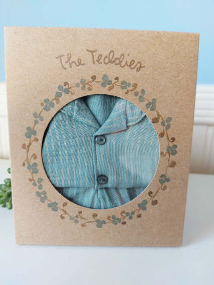 Maileg, Pyjamas for Teddy Dad (Blue)