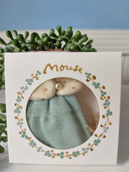 Maileg, Queen Clothes for Mouse - Blue Dress