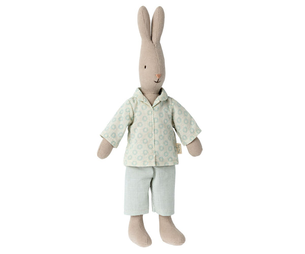 Maileg, Rabbit Size 1 in Blue Pyjamas