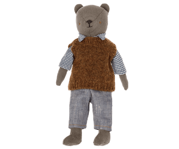 Maileg, Shirt, Slipover & Pants Set for Teddy Dad
