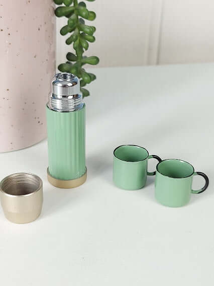 Maileg - Thermos and Cups - Soft Coral