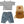 Maileg, Tricycle Mouse, Big Brother w Bag