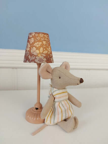 Maileg, Vintage Floor Lamp, Small - Dark powder