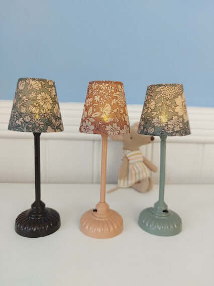 Maileg, Vintage Floor Lamp, Small - Dark Mint