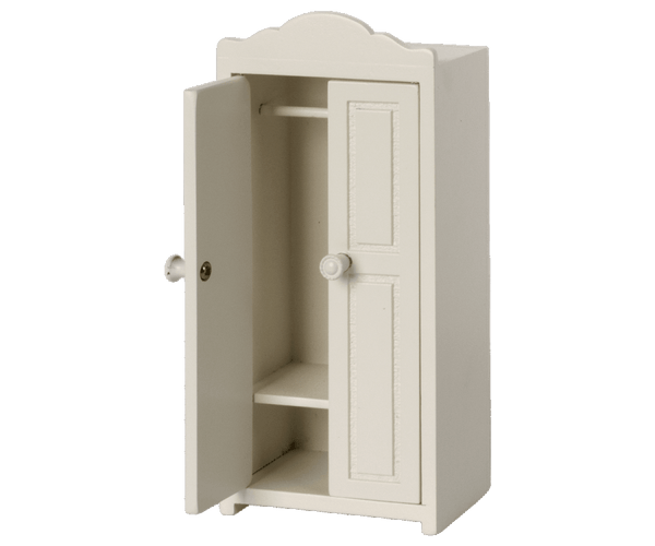Maileg, White Wooden Closet (Mouse)